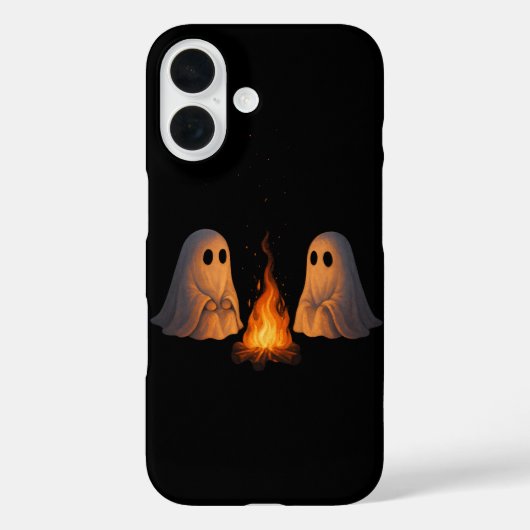 Spooky Ghost Campfire Nachtwald Kunst - Halloween Case-Mate iPhone Hülle (Rückseite)