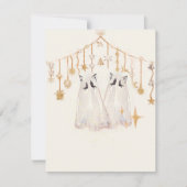 Spooky Ghost Cat Weihnachtskarte Feiertagskarte (Vorderseite)