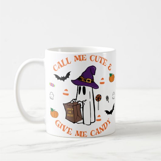 Spooky Ghost Coffee Tasse (Links)