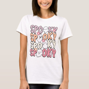 Spooky Ghost Cool lustige Geister kehle Halloween T-Shirt