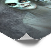 Spooky Ghost Creepy Poster (Ecke)