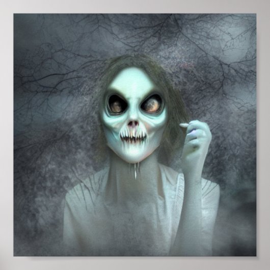 Spooky Ghost Creepy Poster (Vorne)