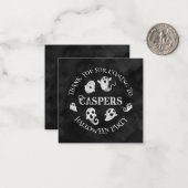 Spooky Ghost Dankeschön Karte (Vorderseite/Rückseite Beispiel)