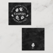 Spooky Ghost Dankeschön Karte (Vorne/Hinten)