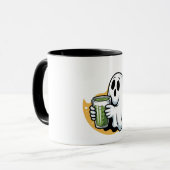 Spooky Ghost Drinks Matcha Halloween Tasse (Vorderseite Links)