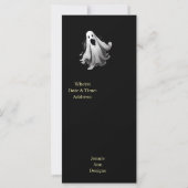 Spooky Ghost-Einladung für Halloween-Party (Rückseite)