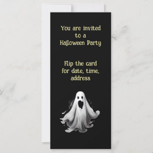 Spooky Ghost-Einladung für Halloween-Party