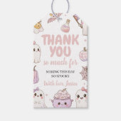 Spooky Ghost Erster Geburtstag Vielen Dank Geschenkanhänger (Vorderseite)