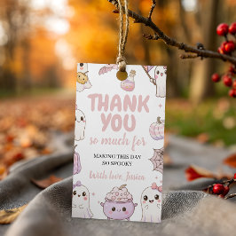 Spooky Ghost Erster Geburtstag Vielen Dank Geschenkanhänger