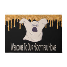 Spooky Ghost Funny Halloween Willkommen