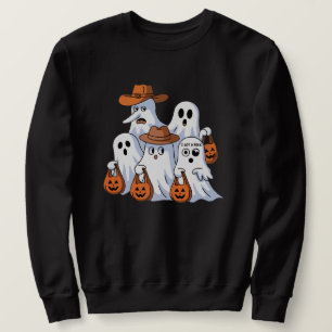 Spooky Ghost Gang Halloween T - Shirt Trick oder T