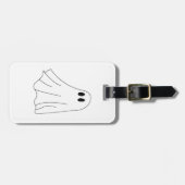 Spooky Ghost Gepäckanhänger (Vorderseite horizontal)