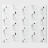 Spooky Ghost Geschenkpapier (Flach)