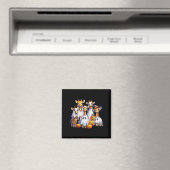 Spooky Ghost Giraffe Halloween Funny African Anima Magnet (In Situ (Geschirrspüler))
