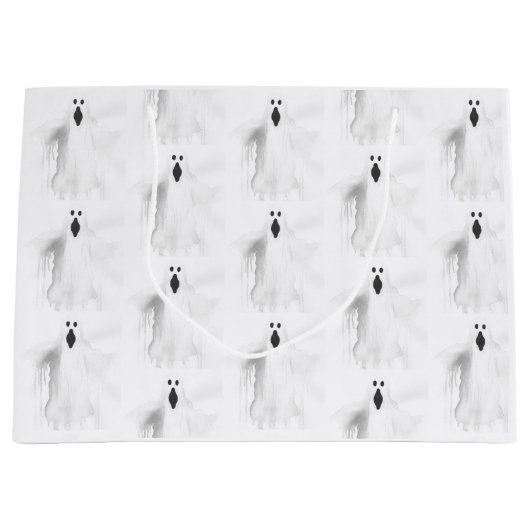 Spooky Ghost Große Geschenktüte (Vorderseite)