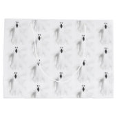 Spooky Ghost Große Geschenktüte (Rückseite)