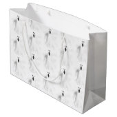 Spooky Ghost Große Geschenktüte (Rückseite Schrägansicht)