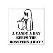 Spooky Ghost Gummistempel (Prägung)