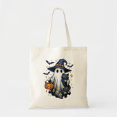 Spooky Ghost Halloween Candy Tote Bag Halloween Tragetasche (Vorne)
