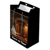 Spooky Ghost Halloween Collection Mittlere Geschenktüte (Vorderseite Schrägansicht)