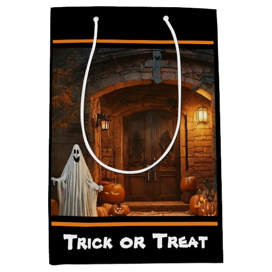 Spooky Ghost Halloween Collection Mittlere Geschenktüte (Vorderseite)