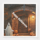 Spooky Ghost Halloween Collection Serviette (Vorderseite)