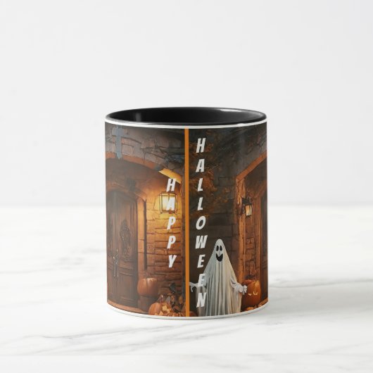 Spooky Ghost Halloween Collection Tasse (Zentrum)