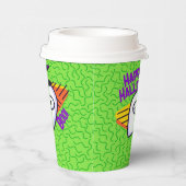 Spooky Ghost Halloween Cups - green Pappbecher (Rechts)