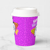 Spooky Ghost Halloween Cups - purple Pappbecher (Rechts)