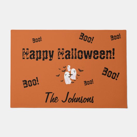 Spooky Ghost Halloween Dekor Doormat Fußmatte (Vorderseite)