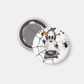 Spooky Ghost Halloween Dekor Magnet (Vorderseite/Rückseite)
