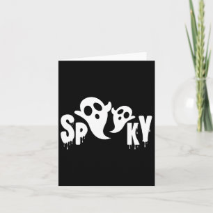 Spooky Ghost - Halloween-Design Karte