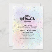 Spooky Ghost Halloween Einladung (Rückseite)