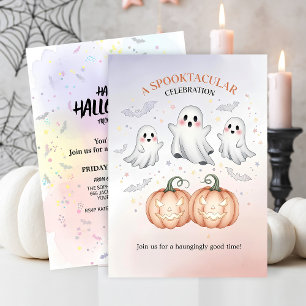 Spooky Ghost Halloween Einladung