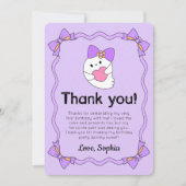 Spooky Ghost Halloween Geburtstag Dankeschön Karte (Vorderseite)