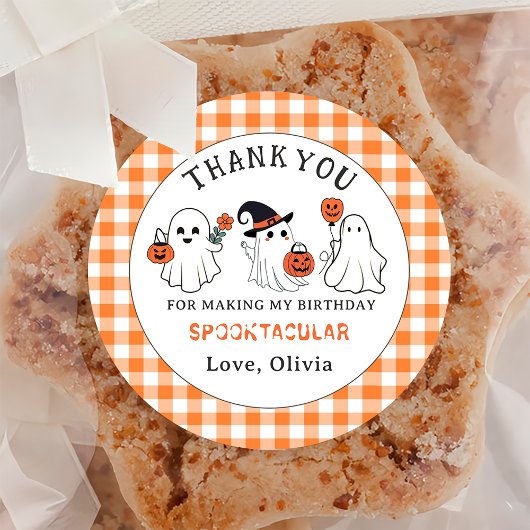 Spooky Ghost Halloween Geburtstagsparty Sticker