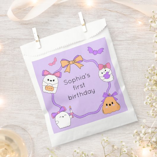 Spooky Ghost Halloween Geschenktütchen (Ausgeschnitten)