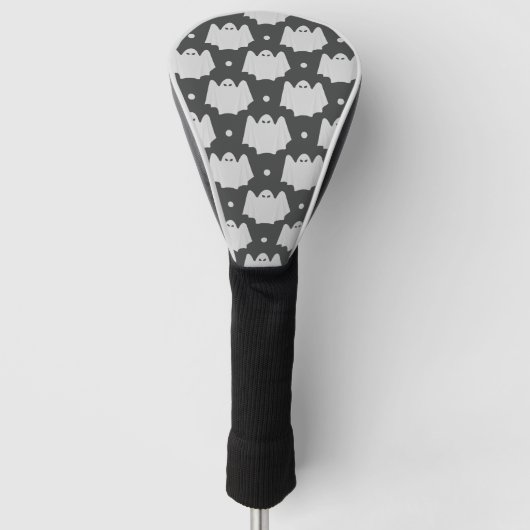 Spooky Ghost Halloween Golf Headcover (Vorderseite)