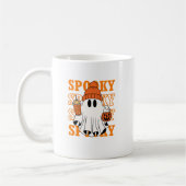 Spooky Ghost Halloween Kaffeedesign Kaffeetasse (Links)