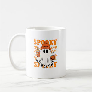 Spooky Ghost Halloween Kaffeedesign Kaffeetasse