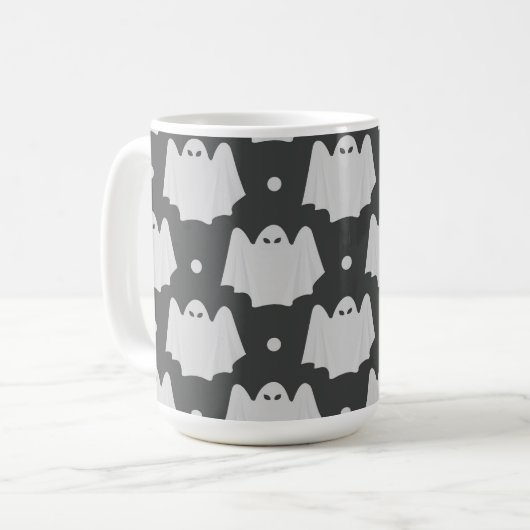 Spooky Ghost Halloween Kaffeetasse (Vorderseite Links)