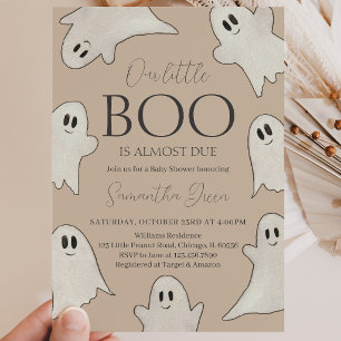 Spooky Ghost Halloween Kinderdusche Einladung