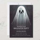Spooky Ghost Halloween Kostüm Party Einladung (Vorderseite)