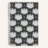 Spooky Ghost Halloween Notizblock (Vorderseite)