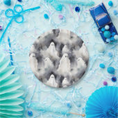 Spooky Ghost Halloween Pappteller (Party)