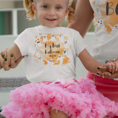 Spooky Ghost Halloween-Party Aquarell Baby T-shirt