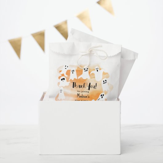 Spooky Ghost Halloween-Party Aquarell Geschenktütchen (Party)