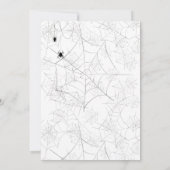 Spooky Ghost Halloween-Party Einladung (Rückseite)