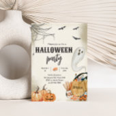 Spooky Ghost Halloween-Party Einladung