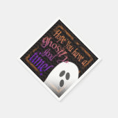 Spooky Ghost Halloween-Party Napkins Serviette (Ecke)